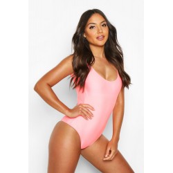 Pink Scoop Back Swimsuit
